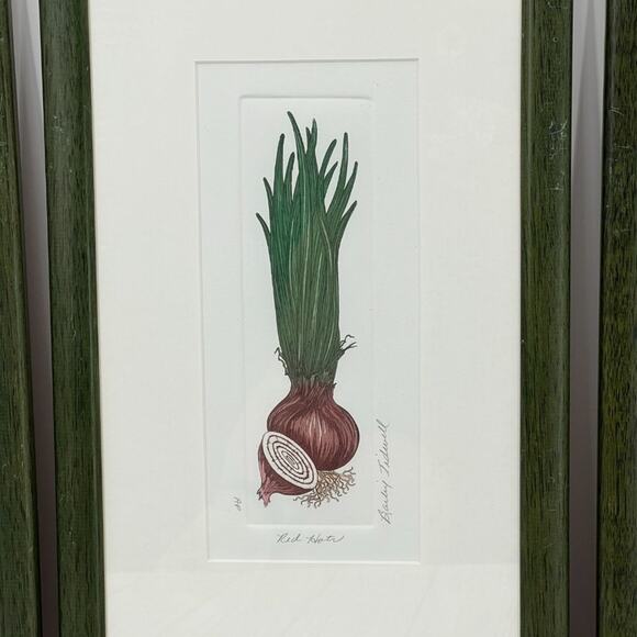 Bailey Tidwell still life vegetable lithographs framed signed numbered titled - Picture 7 of 11